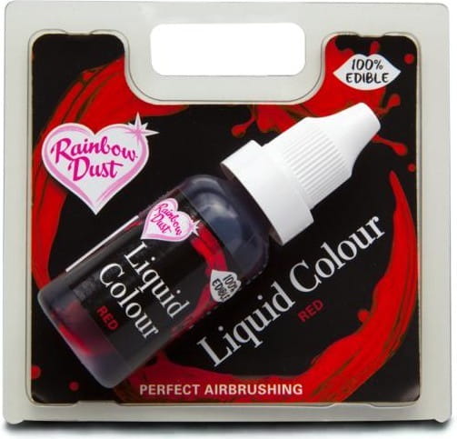 Lebensmittelfarbe Rainbow Dust - Liquid Red