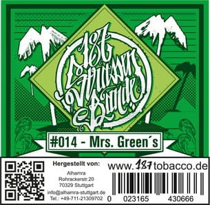 187 Strassenbande Tabak Mrs. Greens 200 g