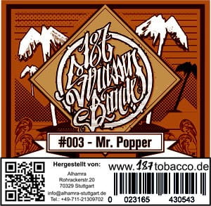 187 Strassenbande Tabak Mr. Popper 200 g