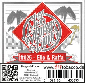187 Strassenbande Tabak Ello & Raffa 200 g